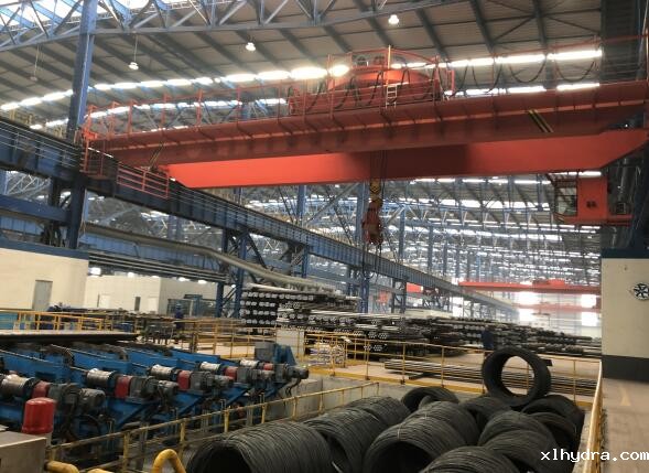 济南QD20吨-22.5米-9米双梁行车-附桥式起重机现场视频